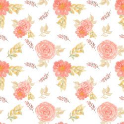 seamless Seamless 3D PBR Texture of Pink Flower Watercolor Fabric Pattern texture 8k free download PBR