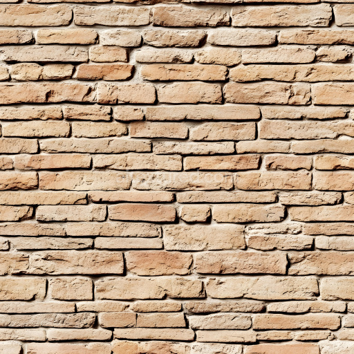 Seamless 3D PBR Texture of Weathered Cracked Brick Wall with Chipped Edges