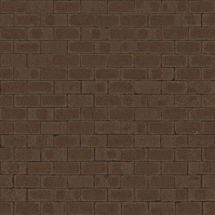 Brick Floor seamless PBR texture preview