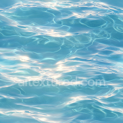 seamless Seamless 3D PBR Texture of Realistic Tropical Pool Water with Soft Light Reflections texture 8k free download PBR