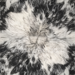 seamless Seamless 3D Black and White Cowhide Fur Leather PBR Texture with Natural Hair Grain texture 8k free download PBR