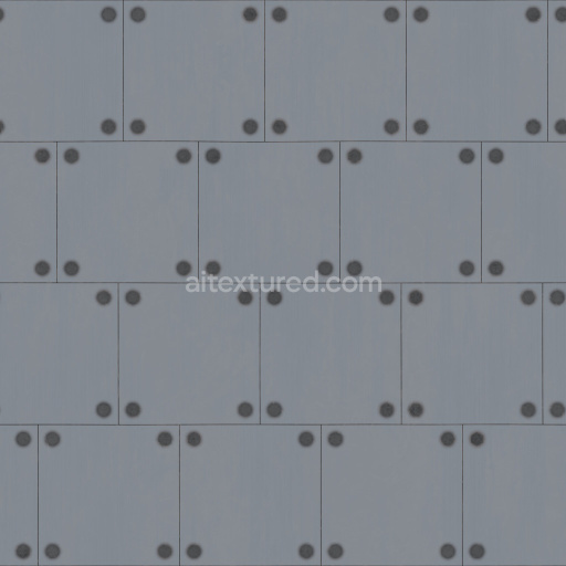 Metal Plate Seamless Pbr Texture Tileable Surface Grey Industrial Smooth