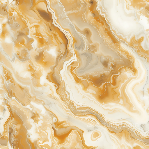 Crema Caramel Natural Marble PBR Texture with Warm Vein Patterns seamless Marble PBR texture