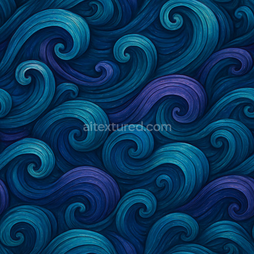 Fantasy Wave Seamless Texture