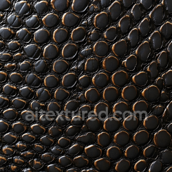 seamless Seamless 3D Reptilian Black Scales PBR Skin Texture with Glossy Organic Detailing texture 8k free download PBR