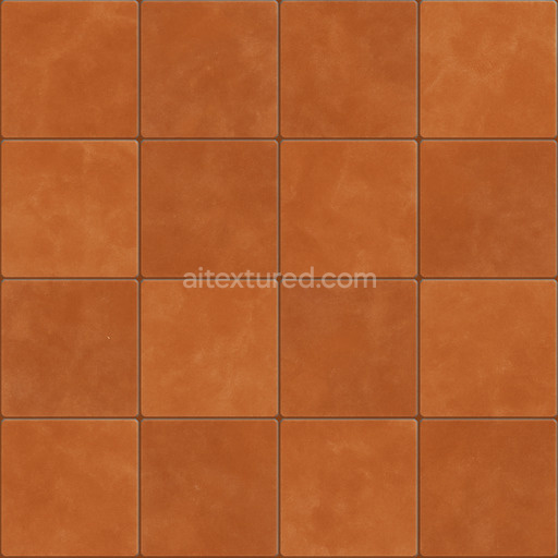 Polished Clay Tiles Texture Seamless 1024X1024