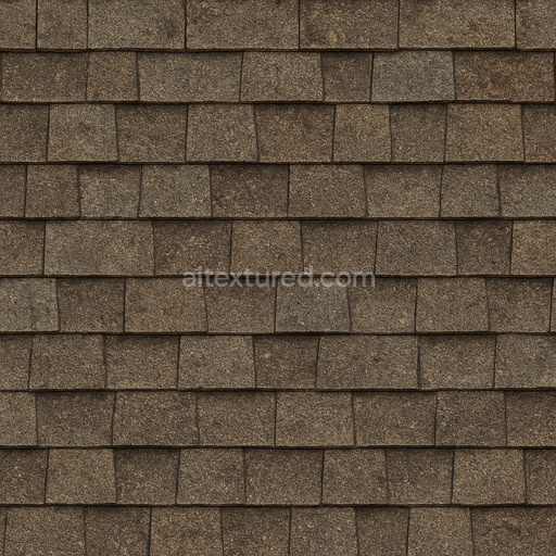 Aged Shingle Roof Texture Seamless 1024X1024