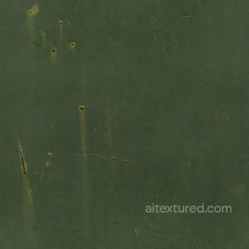 Industrial Canister Metal - Green Metal Canister Metal Outdoor seamless Metal PBR texture