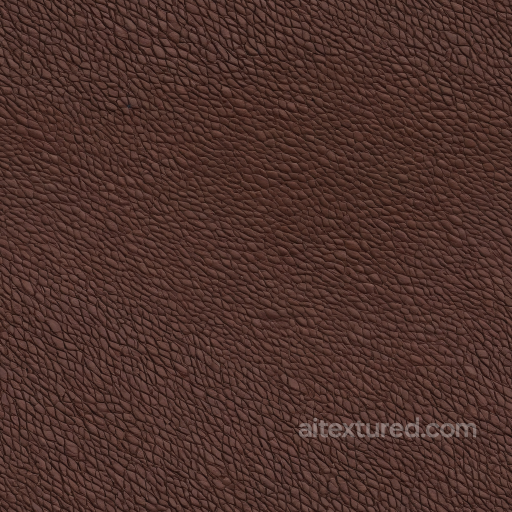 Pebbled Brown Leather PBR Texture with Fine Grain and Soft Matte Finish seamless Leather PBR texture