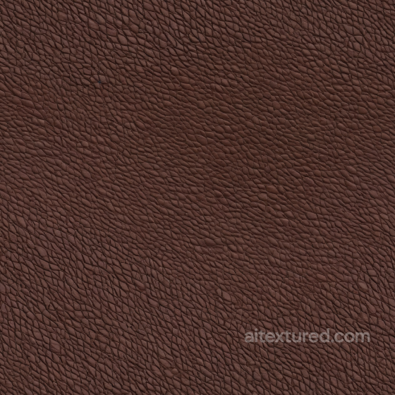 Pebbled Brown Leather PBR Texture with Fine Grain and Soft Matte Finish Leather texture preview