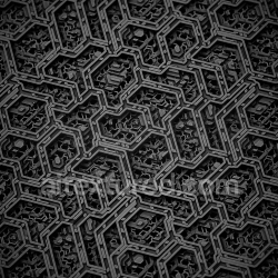 seamless Detailed Black Metal Hexagonal Pattern PBR Seamless Texture texture 8k free download PBR