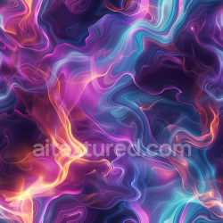 seamless Seamless 3D PBR Space Texture Featuring Vibrant Cosmic Nebula Clouds with Glowing Energy Streaks texture 8k free download PBR