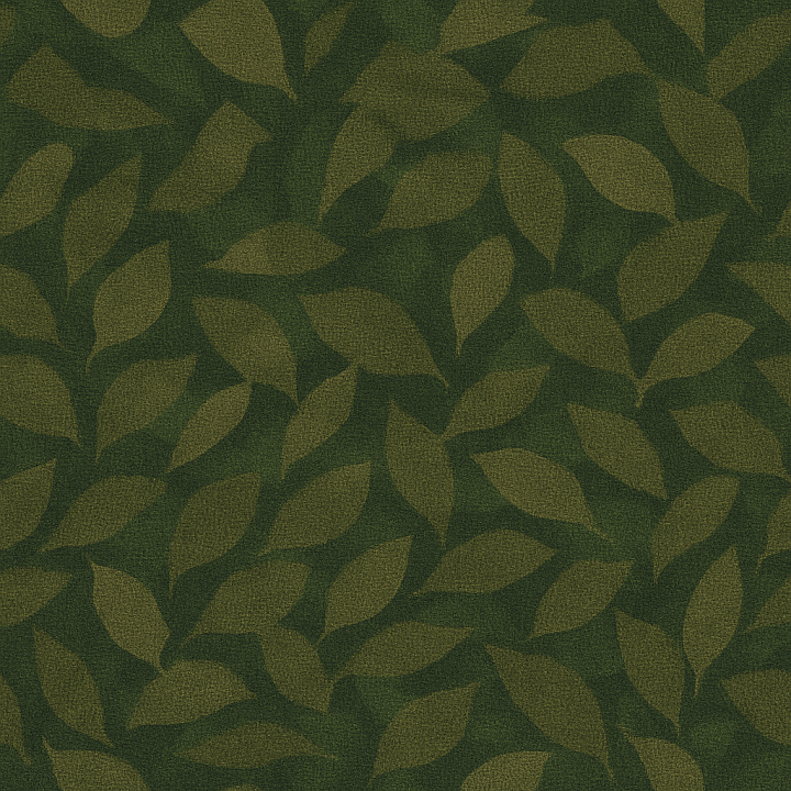 Jungle Green Leaf Litter Camouflage Fabric seamless PBR texture preview