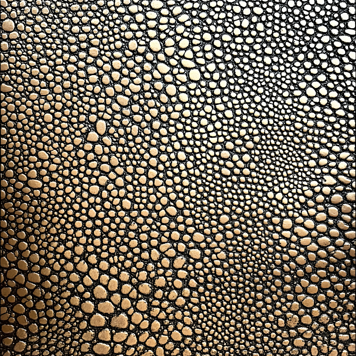 Skin with Bold Patterned Raised Scales and Black Matte Fissures seamless PBR texture preview