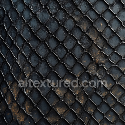 seamless Seamless 3D PBR texture of dark reptile scales with detailed surface irregularities and natural wear texture 8k free download PBR