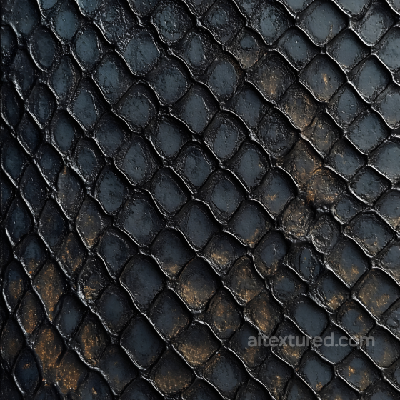 Of Dark Reptile Scales With Detailed Surface Irregularities And Natural Wear Skin texture preview