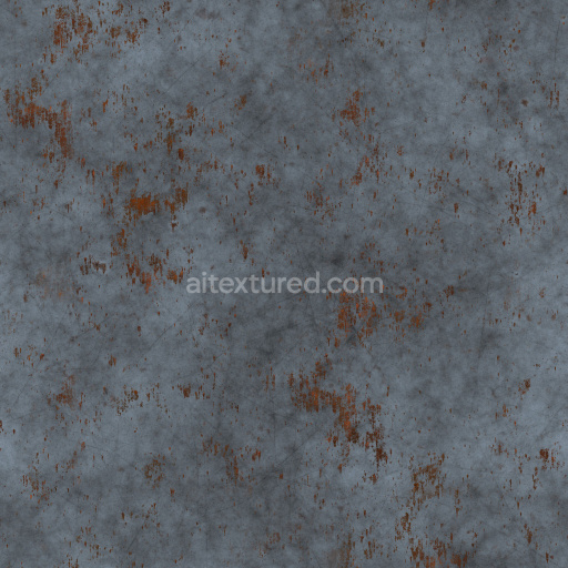 Metal Rusty Gritty Weathered Rough Dark Industrial Seamless Tileable Pbr