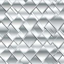seamless Seamless 3D PBR Reflective Steel Tile Texture with Geometric Overlap Pattern texture 8k free download PBR