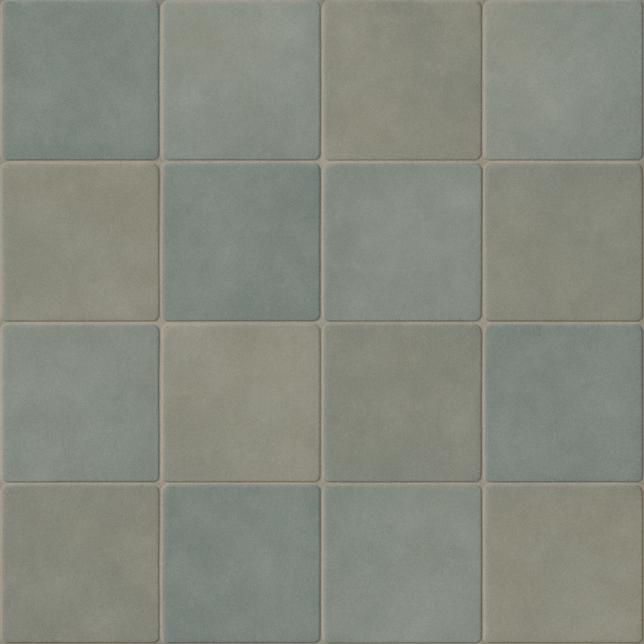 Matte Glazed Ceramic Tile seamless PBR texture preview