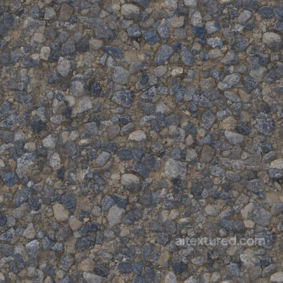 Archviz Gravel Ground Pathway Pebbles Rock Rocks - Seamless PBR Texture Rock texture preview