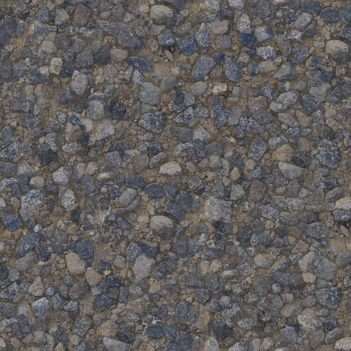 Archviz Gravel Ground Pathway Pebbles Rock Rocks seamless PBR texture preview