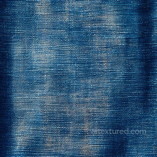 cracked denim fabric PBR texture with worn blue fibers and distressed pattern seamless Denim jeans PBR texture