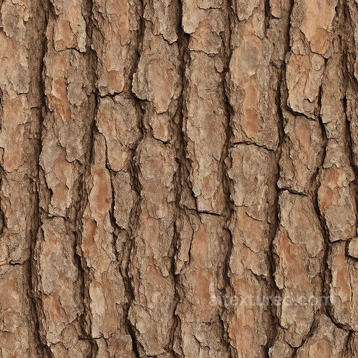 Worn Pine Bark Seamless Texture seamless Bark PBR texture