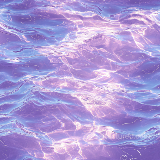 Fantasy Iridescent Water Surface Seamless Texture with Soft Wave Patterns Water texture preview