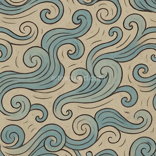 Stylized Gust Seamless Texture