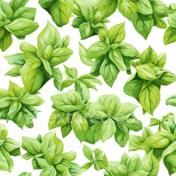 seamless Seamless 3D PBR Texture of Vibrant Green Leaf Clusters Digital Paper texture 8k free download PBR