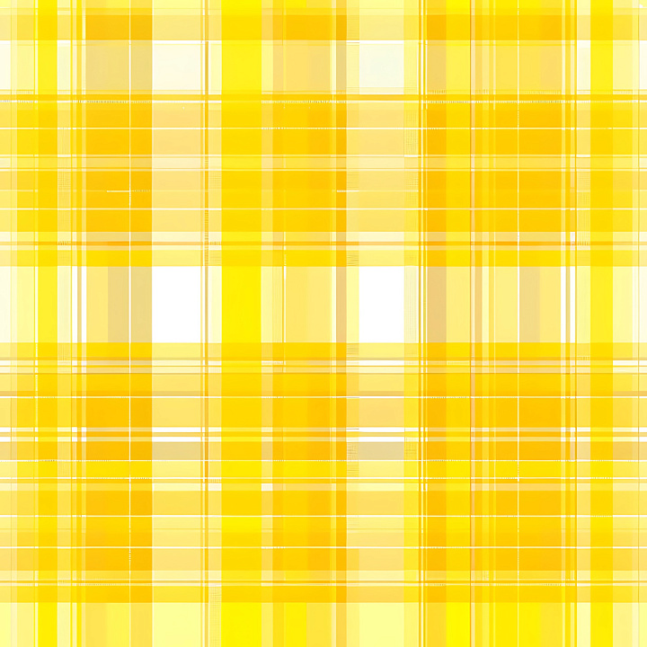 Of Vibrant Yellow Plaid Fabric Pattern seamless PBR texture preview