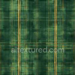 seamless Seamless 3D PBR Texture of Green Plaid Fabric with Thin Yellow and Black Lines texture 8k free download PBR