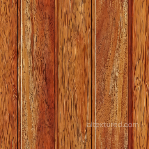 Mahogany Wood Floor Planks Texture with Rich Grain and Warm Finish seamless Wood PBR texture