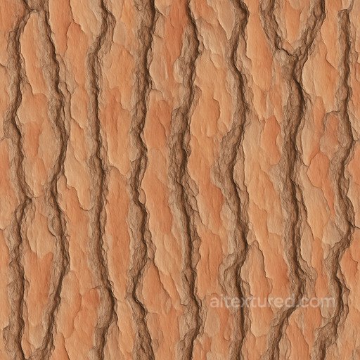 Smooth Pine Bark Seamless Texture seamless Bark PBR texture