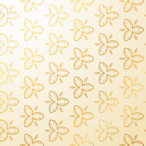 White and Gold Floral Pattern Texture seamless White & Gold PBR texture