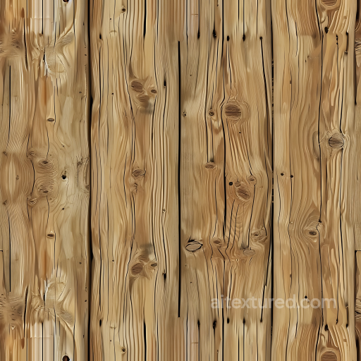 Rustic Pine Wood Planks PBR Texture with Knots and Grain seamless Wood PBR texture