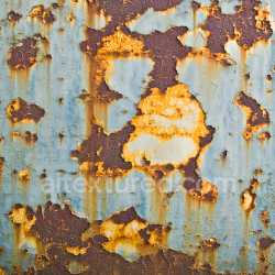 seamless Seamless 3D PBR Rusted Metal Texture with Cracked and Peeling Paint in Blue and Orange texture 8k free download PBR