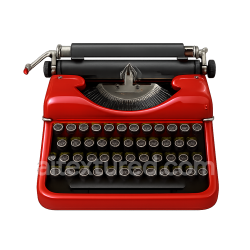 seamless Red Vintage Typewriter texture 8k free download PBR