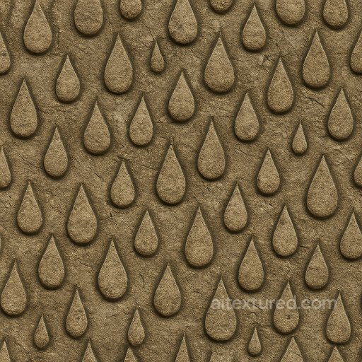 Ancient Raindrop Seamless Texture seamless Water PBR texture