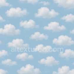 seamless Light Cumulus Seamless Texture texture 8k free download PBR