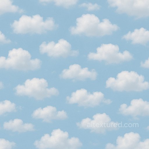 Light Cumulus Seamless Texture seamless Clouds PBR texture
