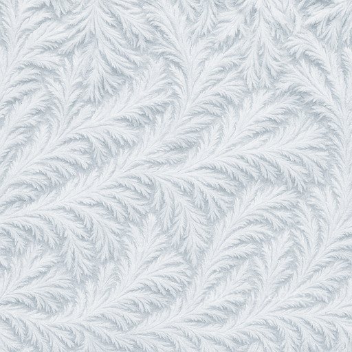 Rime Ice Feathery Frost seamless Snow-ice PBR texture