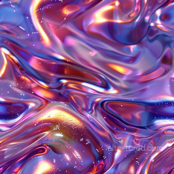 Glossy Texture Featuring Colorful Liquid-Like Reflective Surface Glossy texture preview