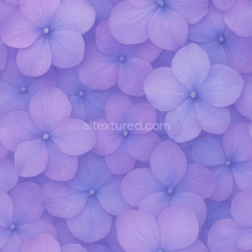 Seamless 3d texture pbr 8k of delicate violet flowers showing flower softness and natural translucency
