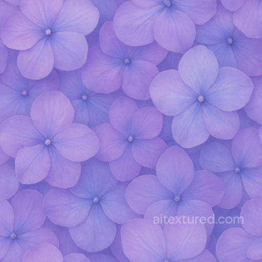 Of Delicate Violet Flowers Showing Flower Softness And Natural Translucency seamless Flowers PBR texture