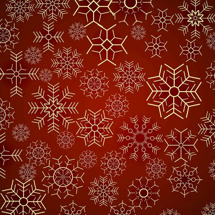 All Christmas Digital paper of Red Christmas Digital Paper with Gold Sn… seamless PBR texture preview