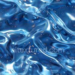 seamless Seamless 3D PBR Glossy Blue Liquid Texture with Reflective Highlights texture 8k free download PBR