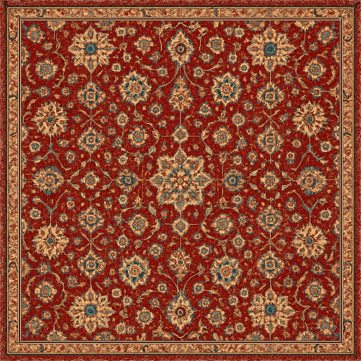 Oriental Carpet seamless PBR texture preview