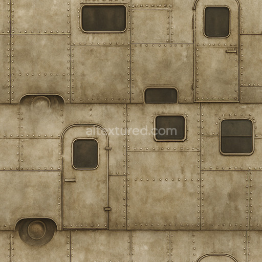 Ancient Airstream Seamless Texture