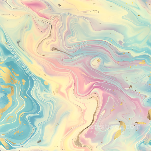 Buttercream Pastel Marble PBR Texture with Elegant Gold Veins seamless Marble PBR texture